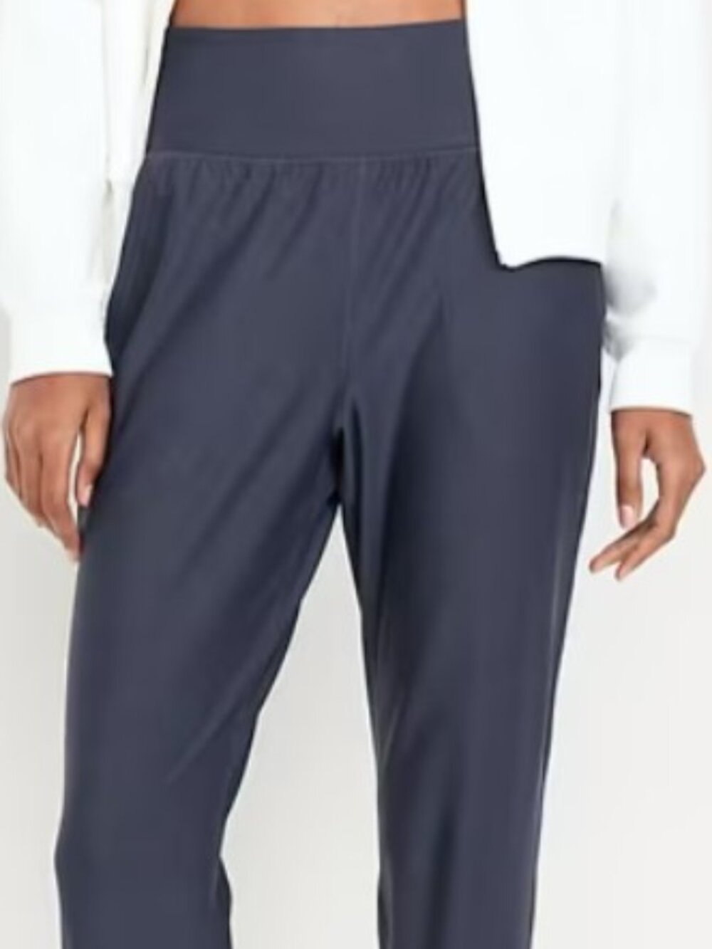 Old Navy Powersoft High Rise Jogger Dusk Navy Go-Dry Active Medium